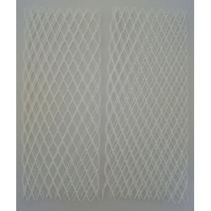 White Extruded Polyethylene Mesh Sleeves Non Toxic Protective Mesh Netting