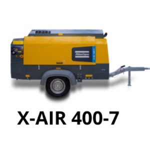 Cheap 12 M³/min FAD Portable Compressor X-AIR 400-7with Electric Power Source And 7 Bar Efficiency for sale
