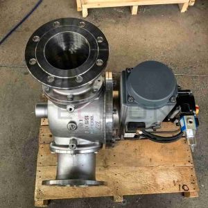 Ball Type 3 Way Gravity Pneumatic Diverter Valve For Conveying Powder And