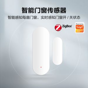 Zigbee Tuya Smart Door And Window Sensor Through App Remote Control Support