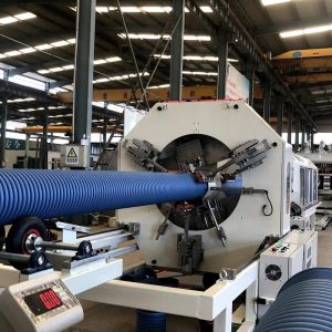 Easy Operation Automatic Corrugated Tube Machine PP Drainage Pipe Production