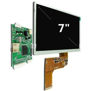 7.0 Inch TFT LCD Monitor 800X480 500cd/M2 Raspberry Pi Hdmi Touch Screen