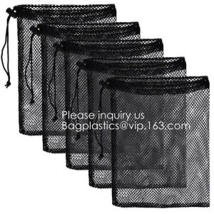 Mesh Laundry Bag Heavy Duty Drawstring Bag, Factories, College, Dorm, Travel