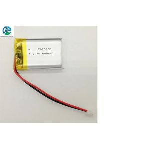 IEC62133 Approved Lipo Battery 702535 600mah 3.7 lithium polymer battery