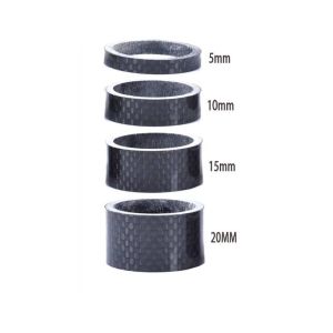 28.6mm Carbon Fiber Headset Spacers 3K Weave Bicycle Stem Spacers