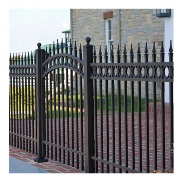 Quality 2.1x2.4m Panel Size High Security Wrought Iron Fence for Villa Windows and Railing wholesale