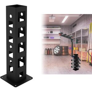 Heavy Duty Ground Mount Hitch Receiver 1 1.25 2 Rack Collector Hitch Holder Hitch Storage Base