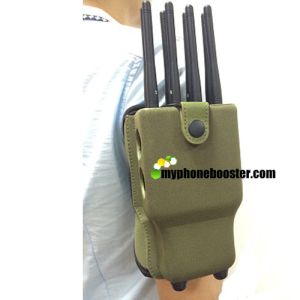 5.5W 2G+3G+4G+WIFI+GPS Pocket Cell Phone Blocker Jammer With Nylon Case Jamming
