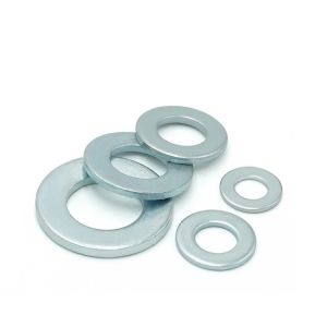 China Zinc Finish carbon steel flat Washers Plain Washers with 100% Inspection on sale