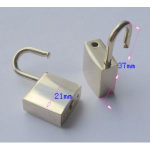Cheap Shiny silver lock for bag/ high quality lock for sale for sale