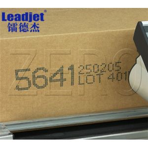 Professional DOD Inkjet Printer 60mm Height For Carton Woven Bags Tube Coding