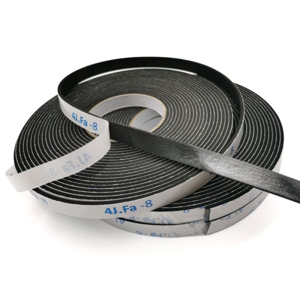 Environmentally Friendly Single Sided Black EVA Foam Tape For Sealing Doors And