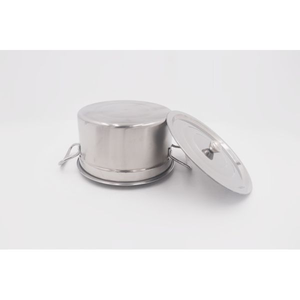 0.194cbm 4pcs Induction Stainless Steel Stock Pot With Lid