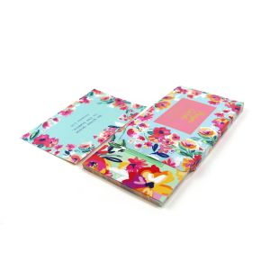 Blue Flower Pattern Children's Learning Flash Cards For Prayer Purpose