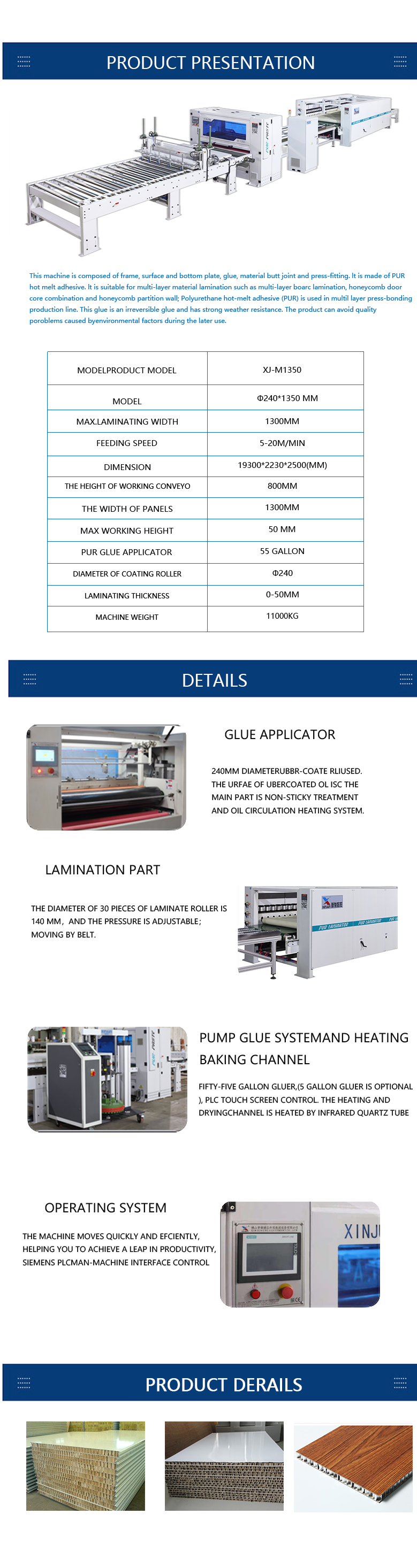 Semi Automatic PUR Laminating Coating Machine For Aluminum Board
