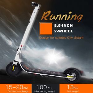 APP Control Powerful Electric Scooter Double Damping System Folding Handle