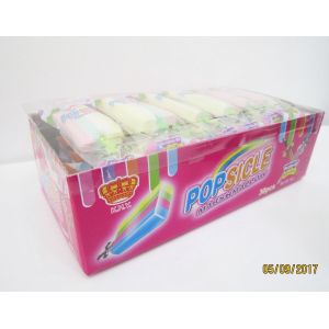 14g Popsicle Fruity Soft Candy Marshmallow With Mini Rainbow Stick