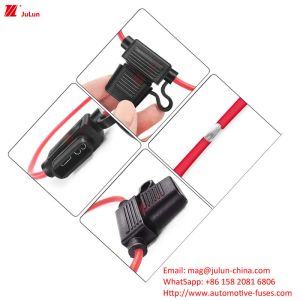 Automotive Nylon Fuse Holder Block With Single / Dual-Pole 30A-500A 32V