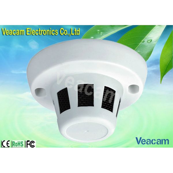 1 / 3' SONY CCD Smoke Detector Covert Video Cameras, 3.6mm Board Lens, Auto