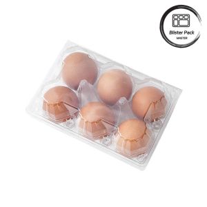 28 Hole Thermoformed Custom Clear PET Plastic Transparent Egg Blister Tray For