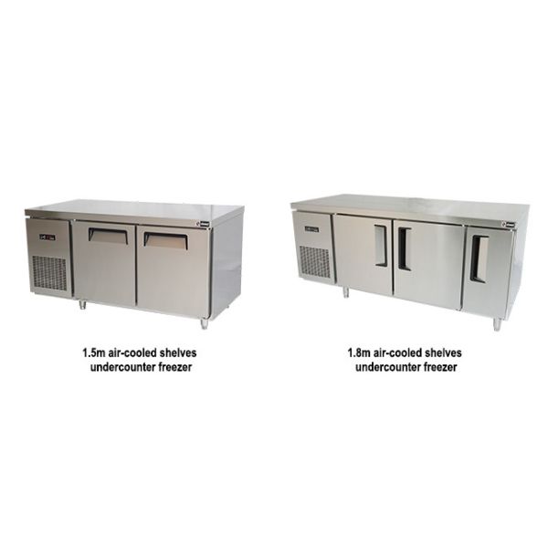 5 Trays Commercial Undercounter Freezer Workbench Freezer For Restaurant Bakery Shop