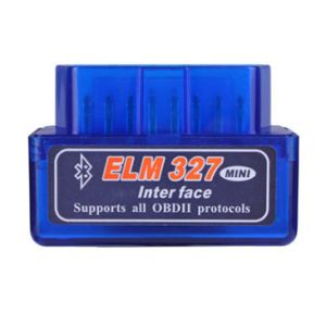 Mini ELM327 V1.5 OBD2 Mini Obd2 Scanner Blue IOS Android System Supported