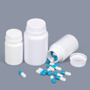 Logo Acceptable Empty Plastic Medicine Bottle for Capsule Tablets Vitamine