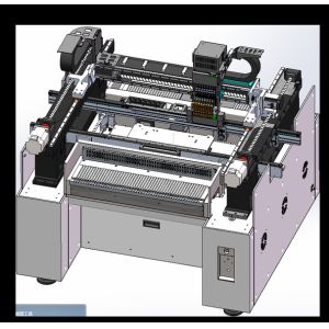 SMT Mounter 01005-BGA With 35000CPH Speed 80 Feeder Capacity And 12mm Component