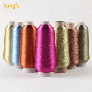 125g Ball Weight Embroidery Lurex Thread Gold Metallic Silver Yarn for OEM MX