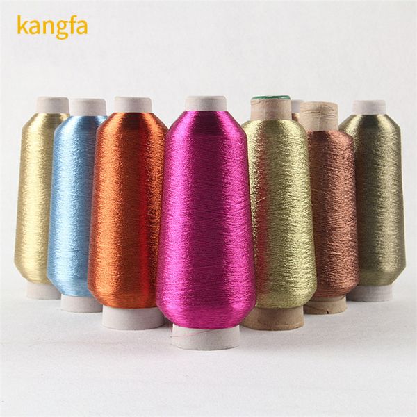 125g Ball Weight Embroidery Lurex Thread Gold Metallic Silver Yarn for OEM MX