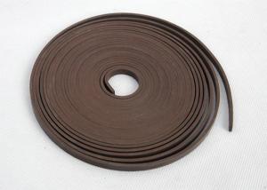 China Brown PTFE Packing Guide Stripe Tape (GST) , Thickness 0.8mm , 1.0mm , 1.5mm on sale