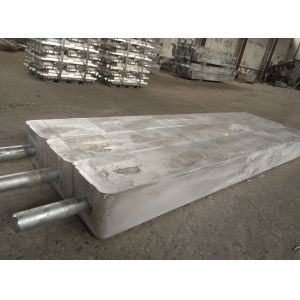 MIL-A-24779 Alloy Aluminum Cathodic Protection Anodes For Seawalls / Pilings for