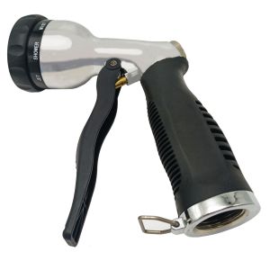 Metal 8 Modes Garden Hose Nozzle W Front Trigger Control