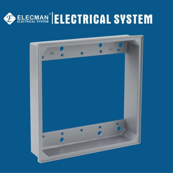 Quality ELECMAN Exterior Weatherproof Outlet Extended Electrical Box Aluminum 2 Gang wholesale