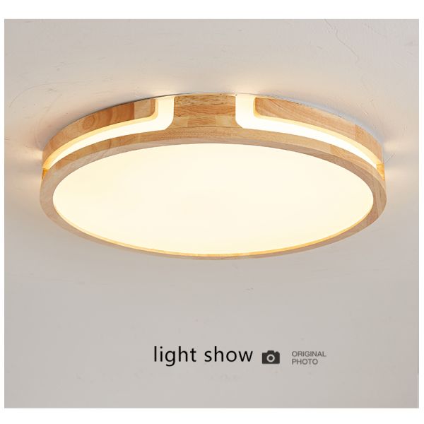 Wood Led Ceiling Lights For Living Room Bedroom Kitchen Ceiling Lamp(WH-WA-59)