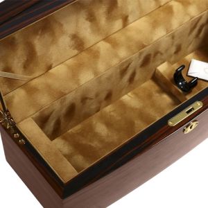 Custom Logo Glossy Wood Wine Box Luxury Insert For Wines And Alcohols Decorative