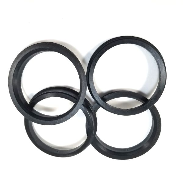 Auto Plastic Hub Rings Black , Light Weght Tire Centering Ring ID 100 Millimeter