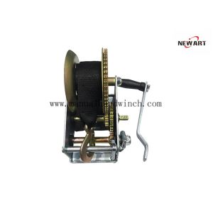 2 Speed Strap Manual Hand Winch For Boat 4WD With 2500LBS / 1136KGS