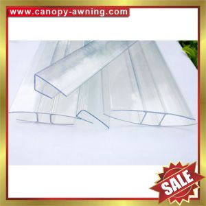polycarbonate H connector profile for hollow pc sheet