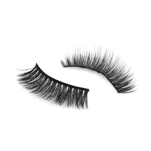 Silk Handmade Natural Long Lashes , 15mm Reusable Strip Lashes