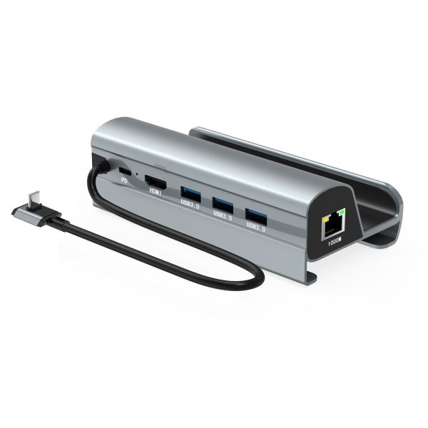 Fast Data Transfer Type C USB Hub with TF/SD Card Reader for Easy Carry