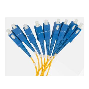FTTH Fiber Optic Splitter Types 1X8 Structure With SC UPC Connector