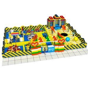 150㎡ Building Block Castle Park Indoor Playground for Kids