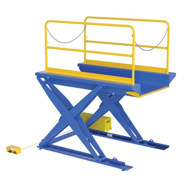 Quality 4000kg Loading Dock Scissor Lift Platforms 1.8m Scissor Lift Dock Leveler wholesale