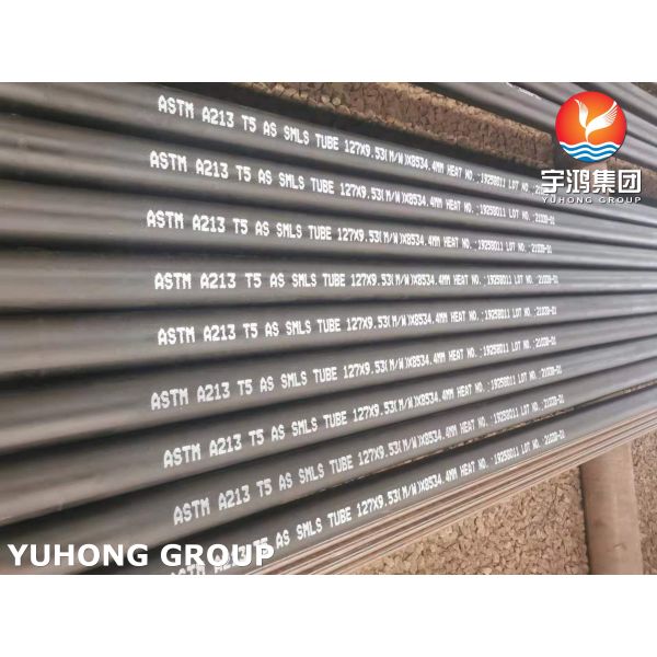 Quality Alloy Steel Boiler Tube ASTM A213 T5 For Steam Boiler , Gas Processing Industries wholesale