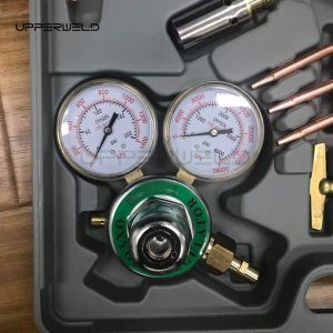 Portable Oxygen Acetylene Gas Cutting Torch and Welding Kit for Medium Duty