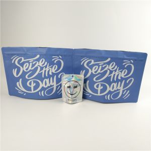 VMPET Smell Proof Mylar Bags CMYK 3.5g Mylar Child Proof Soft Touch