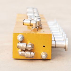 Professional Aluminum Alloy Pneumatic Switch With Five Compartments for