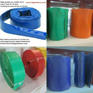 Korea Technology PVC Layflat Water Irrigation Hose Pipe 4 Inch Sunny Hose