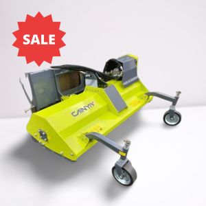 105cm Cutting Skid Steer Flail Mower Graphite Gearbox 30HP Y Blades Loader